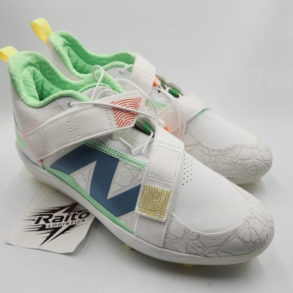 Mens Size 11.5 New Balance Baseball Cleats FuelCell Lindor 2 Comp White LINDT W2